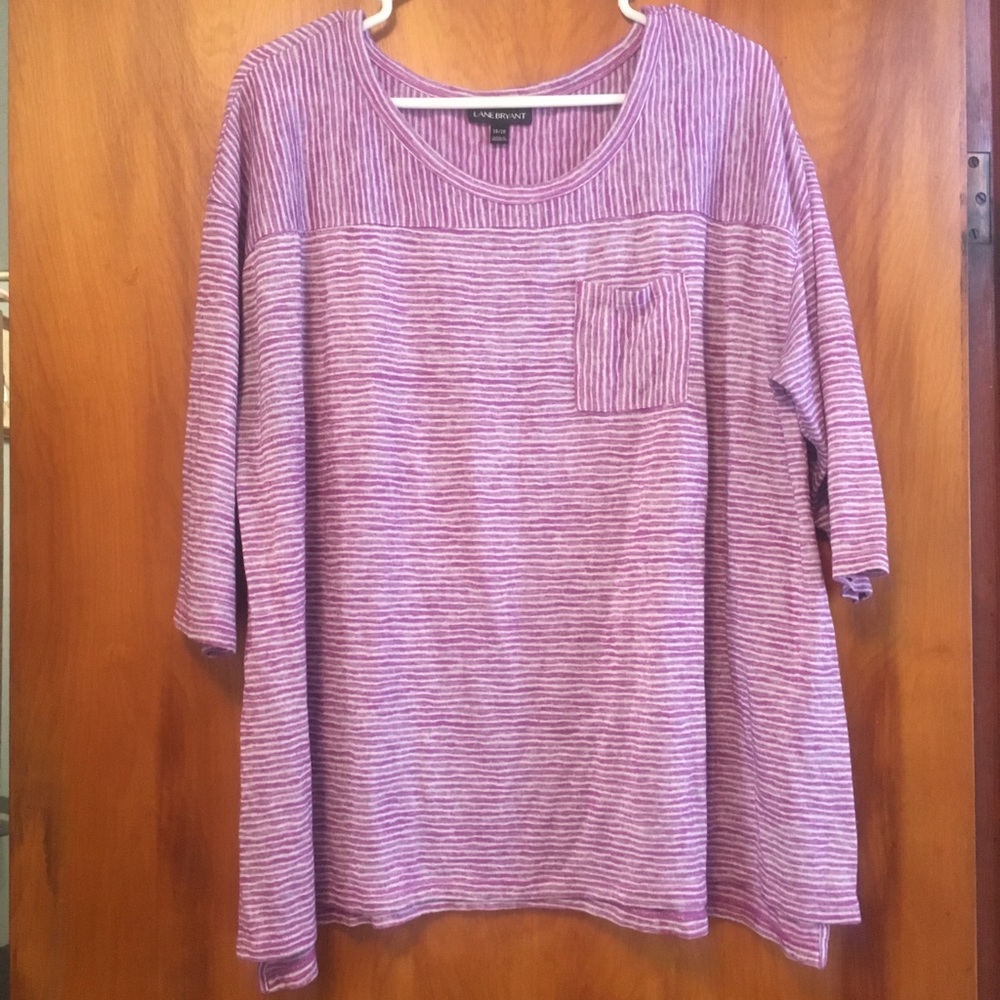 Lane Bryant Plus Size Purple Top